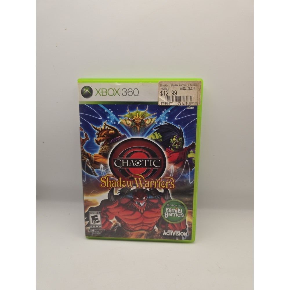 Chaotic Shadow Warriors Microsoft Xbox 360 Complete